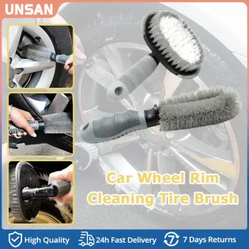 Car Wheel Cleaning Brush Tire Rim Scrub Washing Vehicle Detailing Cleaner  Tools