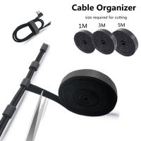 5m Cable Organizer Wire Winder Clip Earphone Holder Mouse Cord Free Cut Cable Management USB Charger Protector