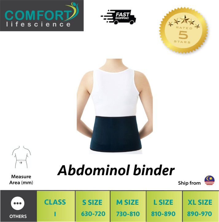 GABRIALLA Style AB-309(W) Women's Breathable Elastic Abdominal Binder (9”  wide) - ITA-MED Co.