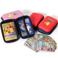 2022 Pokemon Game Cards 50 Capacity Cards Holder Album Hard Case Card Holder Book Holder Earphone Storage Box Christmas Gifts