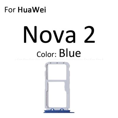 ช่องใส่ซิมการ์ดช่องเสียบถาดเครื่องอ่านตัวเชื่อมต่อที่ใส่ Adapter Micro Sd สำหรับเปลี่ยน Huawei Nova 2 Plus