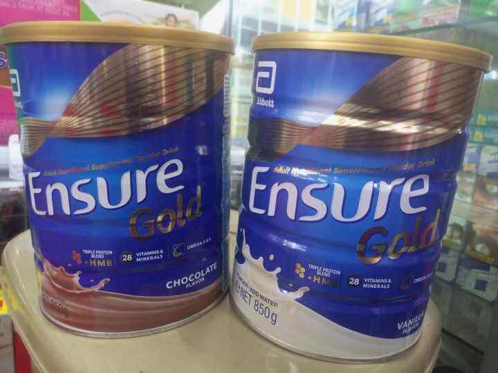 Ensure Gold Vanilla And Chocolate Flavor 850g Lazada Ph