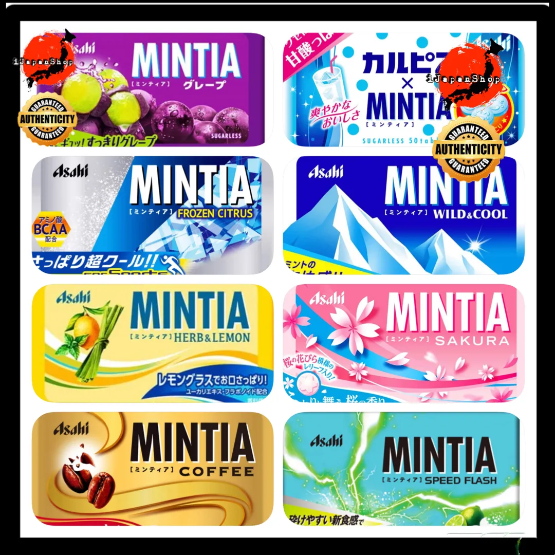 ASAHI JAPAN MINTIA SUGARLESS MINTS-AQUA SPARK FLAVOR | Lazada PH