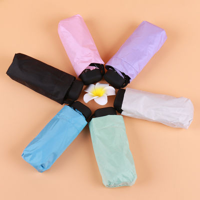 Portable Mens Umbrella Mini Pocket Umbrellas Prevent Uv Rainproof Folding Ladies Small Five Fold Sun Umbrella