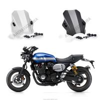 ♤▼ Book SR400 XJR1300 XJ6กระจกกระจกรถจักรยานยนต์อเนกประสงค์สำหรับยามาฮ่า SR400 XJ6 XJR1200 1300