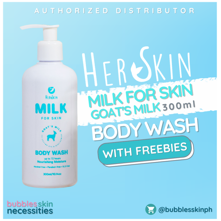 HER SKIN Body Wash Milk for Skin Goat's Milk 300ml by Kath Melendez ...