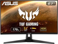 ASUS TUF Gaming 27" 2K HDR Monitor VG27AQ1A - QHD (2560 x 1440), IPS, 170Hz (Supports 144Hz), 1ms, Extreme Low Motion Blur, Speaker, G-SYNC Compatible, VESA Mountable, DisplayPort, HDMI - 3 yrs warranty