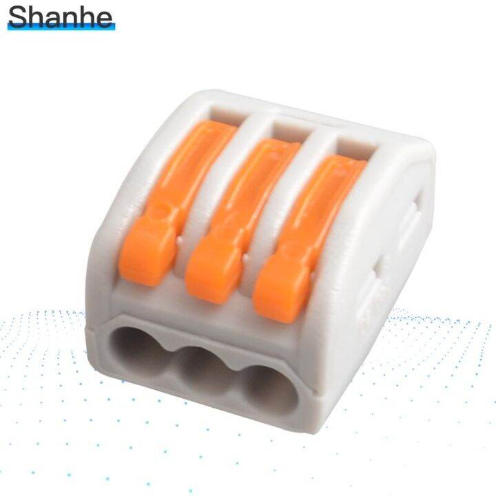 10PCS Mini Fast Wire Connectors Compact Wiring Conductor Pushin