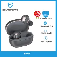 SOUNDPEATS for Sonic Game Mode Wireless Earbuds Bluetooth 5.2 QCC3040 TWS Earphones APTX-adaptive CVC 8.0 35H Play time