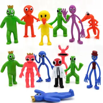 9pcs/set Rainbow Friends Doors Figure Models Desktop Ornaments