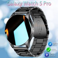 สำหรับ Galaxy Watch 5 Pro สมาร์ทวอท์ช HD โทรผ่านบลูทูธวัดปริมาณออกซิเจนในเลือดแตะหน้าจอเต็มสมาร์ทวอท์ช GPS เคลื่อนไหว