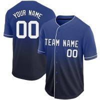 Baseball Jersey Custom Sewing Team Name Number Add Logo Casual Baseball Shirt Softball Training