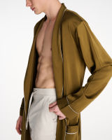 P.MITH - SS23 Olive Green Satin Robe