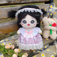 Genuine 20cm Doll Clothes Pink Lolita Princess Dress LILY HAEWON SULLYOON JINNI Jennie K-Pop Girls Group Idol Dolls Accessories Fans Gift