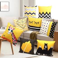 hot！【DT】▽✵  Pillowcase for Sofa Cushion Cover Printed 45x45cm Car