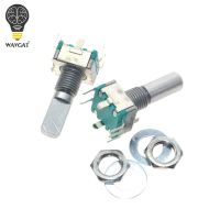 10pcs Rotary encoder code switch EC11 audio digital potentiometer with switch 5Pin  handle length 20mm WAVGAT