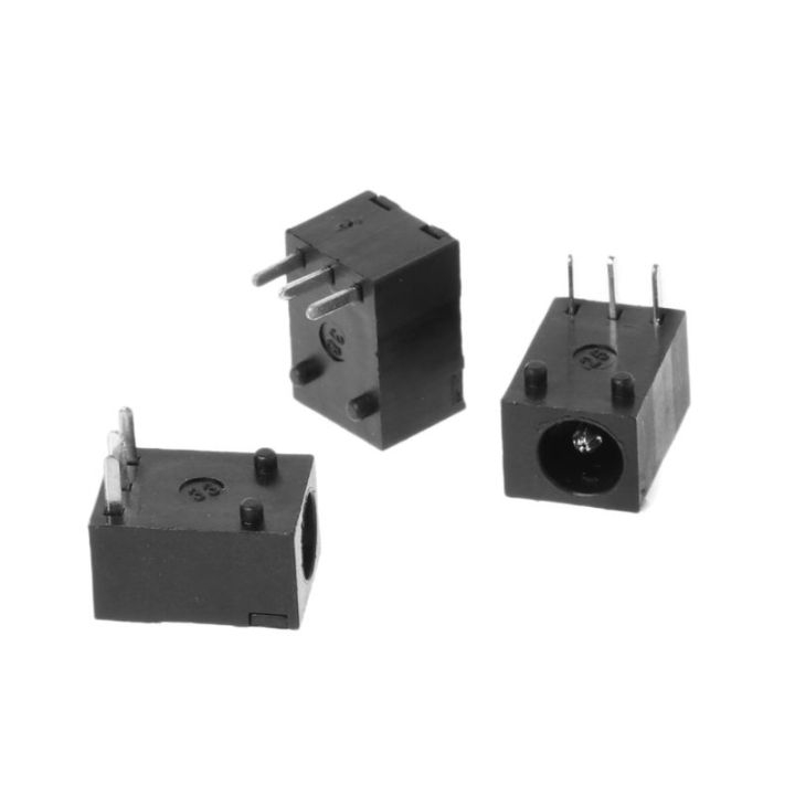10pcs-dc-003-3-5x1-3มม-สำหรับ-dc-power-jack-socket-connector-3-pin-panel-mount-plug