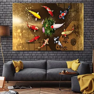 Koi Fish Painting Feng Shui - Best Price In Singapore - Aug 2023 | Lazada.Sg