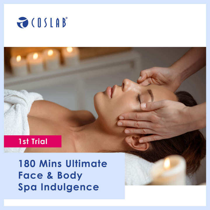 [Coslab] 180 Mins Ultimate Face & Body Spa Indulgence 1st Trial (UP