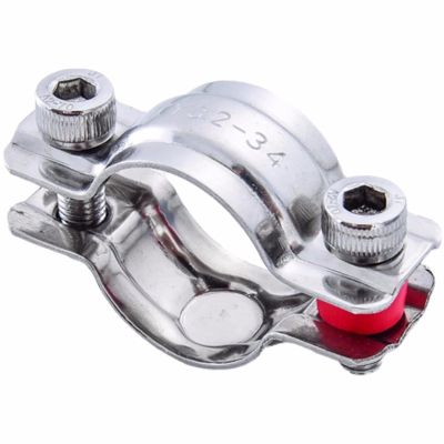 Free Shipping 1Pcs 8-108mm Tube 304 Stainless Steel Pipe Hanger Bracket Clamp Suppoert Clip