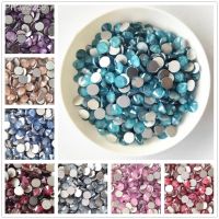 Mocha Rose/Siam/Violet/Blue Crystal 3D Glitter Non Hotfix Rhinestones Beauty Glass Glue On Strass Nail Art Decoration Garment