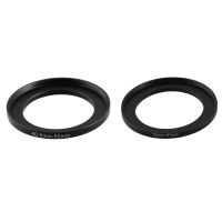 2 Pcs Replacement Metal Filter Step Up Ring Adapter for Camera 40.5Mm-52Mm &amp; 52Mm-67Mm