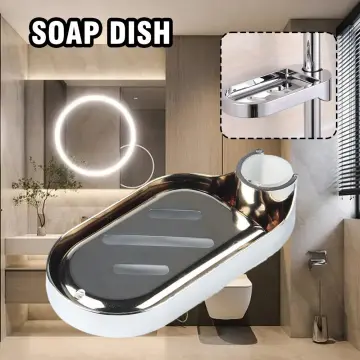 Adjustable Slide Bathroom Soap Box Bathtub Shower Soap Dish Holder