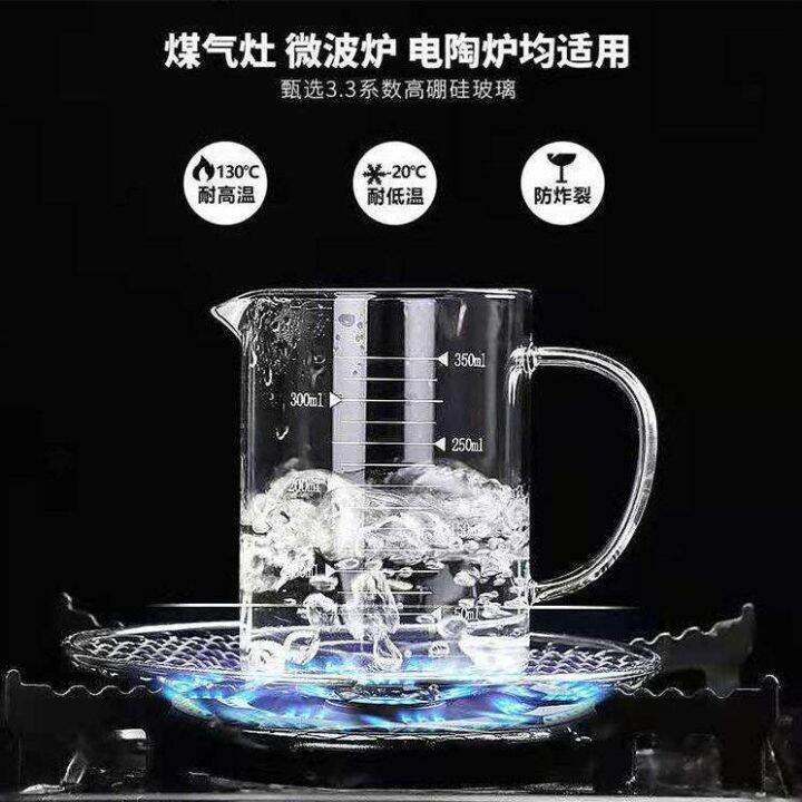 high-temperature-resistant-glass-measuring-cup-with-scale-drinking-water-baking-large-capacity-beaker-with-lid-and-handle-microwaveable-milk