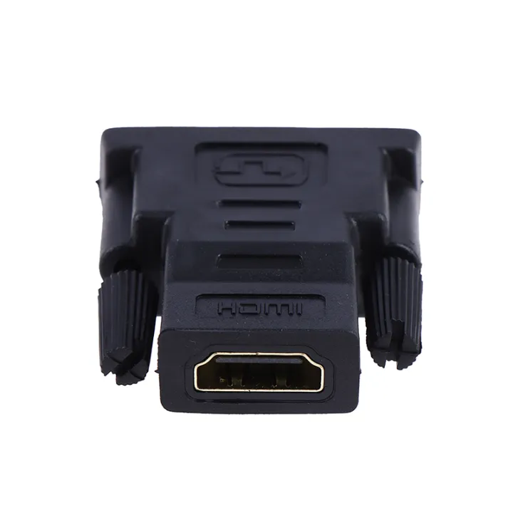 DVI-D To HDMI Adapter - 24+1 Pin Male DVI To Female HDMI Converter For Monitor/TV