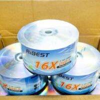 แผ่นดีวีดีบันทึกข้อมูล​ DVDR.Ribest 4.7GB 16X 1แพ็ค/50​ แผ่น