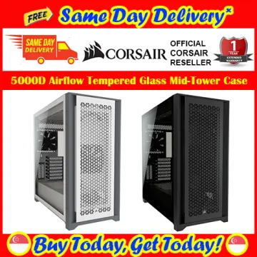 Corsair 5000D AIRFLOW Tempered Glass Mid-Tower ATX PC Case — Black - Tech  Bit Store