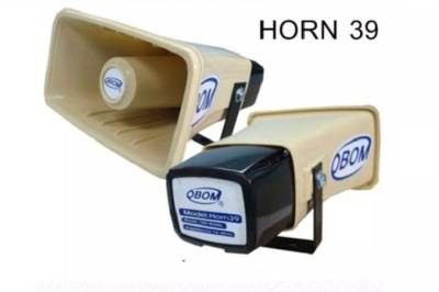 OBOM ลำโพง HORN 39 ฮอร์น 39 ขนาด6.5" ฮอร์นโอบอ้อม สำหรับ ประชาสัมพันธ์ หอกระจายข่าว ลำโพงกระจายข่าว ติดรถแห่ (สินค้าพร้อมจัดส่ง)