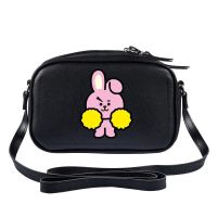 1Kpop BTS Shoulder Bag Chimmy Cooky Koya Mang RJ Shooky TATA VAN Messenger BLACK