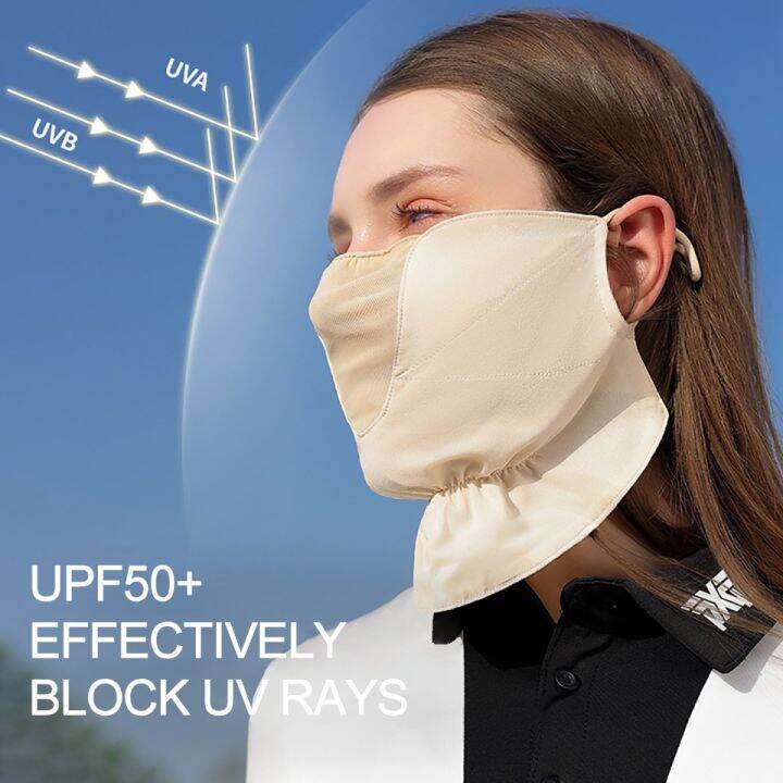 Breathable Thin Outdoor Driving Riding Golf AntiUV Face Mask