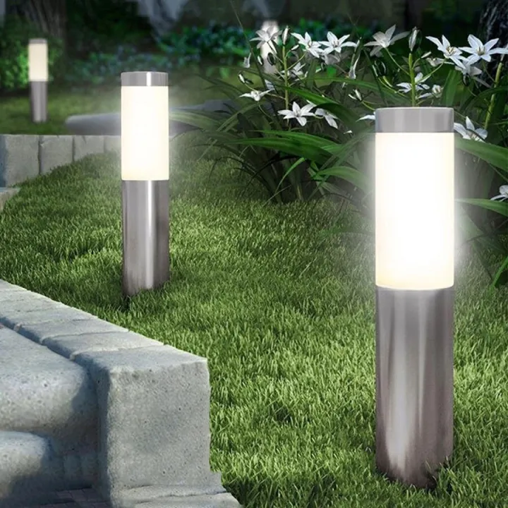 stainless steel solar outdoor lights