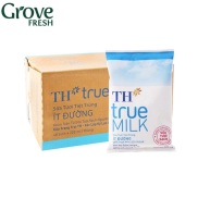 Thùng 48 Bịch Sữa Tươi Tiệt Trùng Ít Đường TH TRUE MILK 220ml