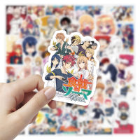 พร้อมส่ง Sticker JAPAN ANIME สติกเกอร์ไดคัท กันน้ำลายการ์ตูนอะนิเมะ 食戟之靈 食戟のソーマ ยอดนักปรุงโซมะ 50แผ่น