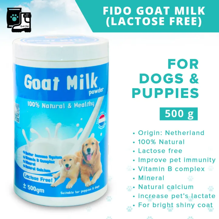 Dog food FIDO Goat Milk Powder for Dog Puppy (500g 17.6oz) LACTOSE