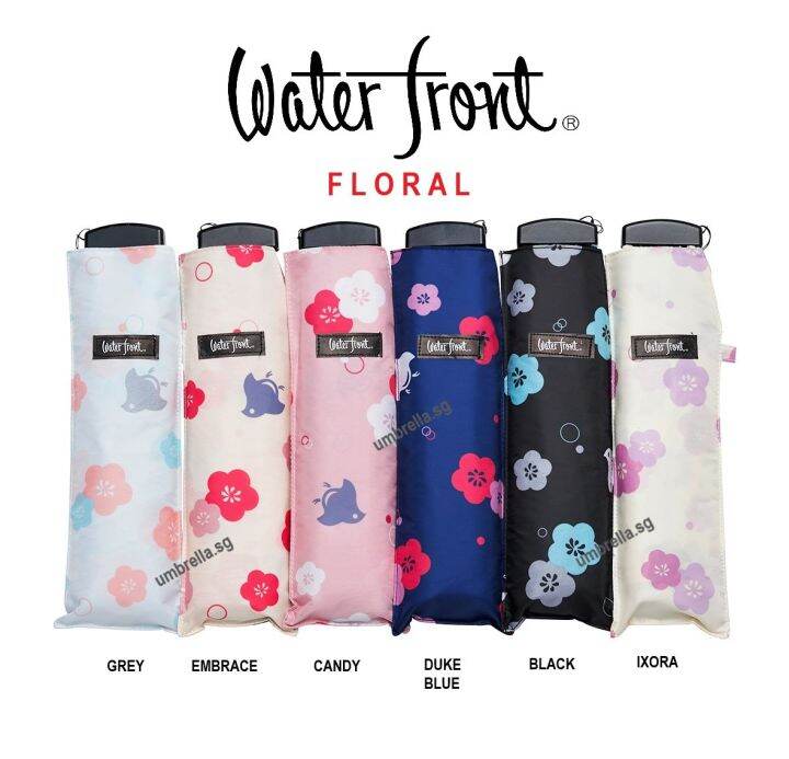 WATERFRONT JAPAN UV CUT 90 FLORAL LARGE UMBRELLA Lazada Singapore