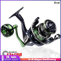 Ultralight Spinning Fishing Reel อัตราทดเกียร์5.2:1 13 + 1bb Max Drag Power Fishing Tackle พร้อมที่จับโลหะ