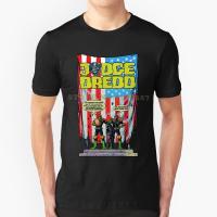 2000Ad Mens T Shirt Judge Dredd Us Flag-Crimes Against America Cotton Fashion Men T Shirt