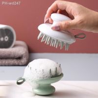 Silicone Shampoo Head Scalp Massage Brush Silicone Body Brush Hair Washing Comb Bath SPA Shower Brush Massage Hair Brush