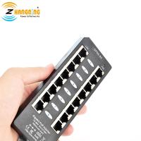 【New release】 【On Sale】 Gigabit Passive Mode A Data Pin 1/2และ3/6 PoE Patch Panel 8พอร์ต PoE Injector สำหรับ802.3af Standard Access Point,กล้อง PoE