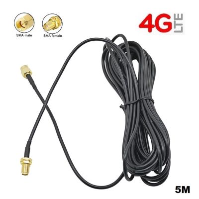 สาย PR SMA RG174  5 เมตร 4G 3G Extension Antenna Cable SMA Male to SMA Female RG174 50Ohm Cable 0.5M