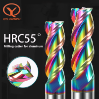 3ขลุ่ยคาร์ไบด์ตัดกัดทังสเตน End Mills 1 ~ 20มิลลิเมตร HRC55สำหรับอลูมิเนียมไฟเบอร์กลาสอะคริลิทองแดงพลาสติกเราเตอร์บิต