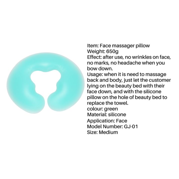 1pcs-soft-silicon-spa-u-shape-หมอนนวดสปาเจล-pad-face-relax-body-massage-cradle-cushion-health-care