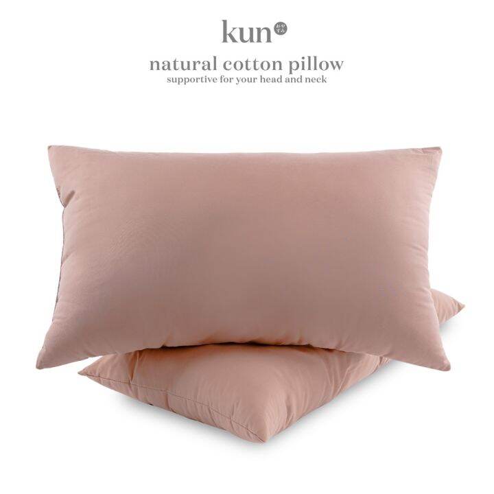 KUN Natural Cotton Pillow 100 Kekabu Bantal Kapok Tradisional Organic