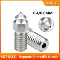 Neptune Bimetallic MY Nozzle High Temperature Wear Resistant For EO Neptune 4 Neptune 4 PRO 0.4mm 0.6mm