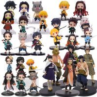 Clearance Sale demon Slayer ตัวเลข tanjiro kamado nezuko Agatsuma zenitsu rengoku kyoujurou รุ่น Q รุ่น PVC ถึง YS