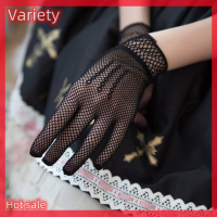 Variety ✨Hot Sale✨ ถุงมือสั้นลูกไม้สำหรับผู้หญิงสไตล์วินเทจถุงมือสำหรับเจ้าสาวในงานแต่งงานถุงมือสำหรับงานเลี้ยงน้ำชาถุงมือดอกไม้สำหรับงานเลี้ยงอาหารค่ำชุดแฟนซีถุงมือเครื่องประดับ